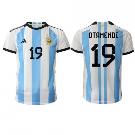 Camiseta de fútbol Argentina Nicolas Otamendi 19 1ª equipación Copa Mundo 2022 Camiseta de fútbol Argentina Nicolas Otamendi 19 1ª equipación Copa Mundo 2022